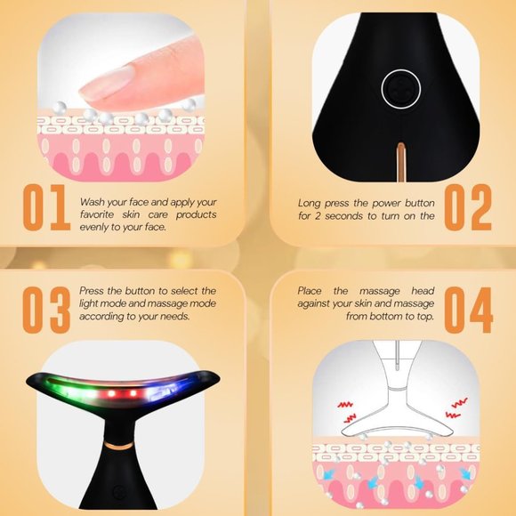 GLO24K Red Light Skin Rejuvenation Beauty Device for Face and Neck - Picture 5 of 5